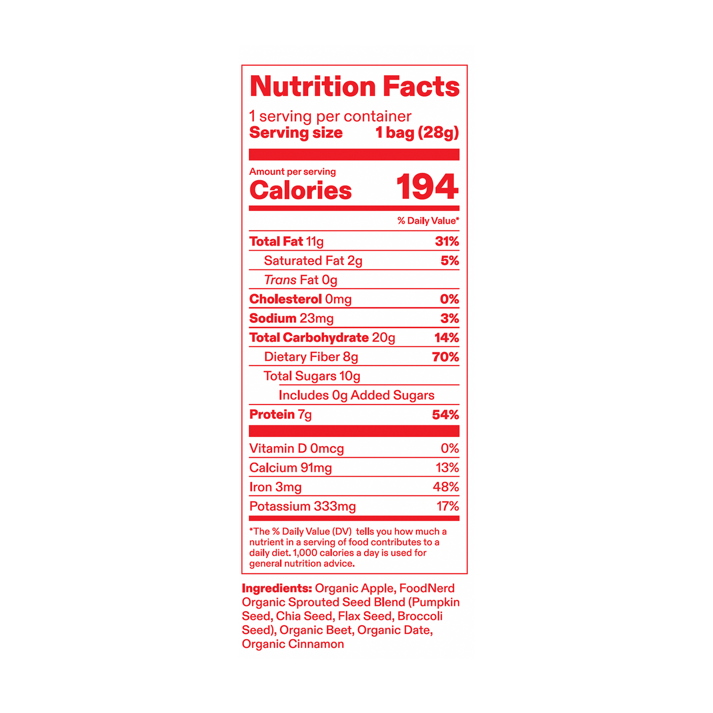 Red Mega Puffs - Pack of 12