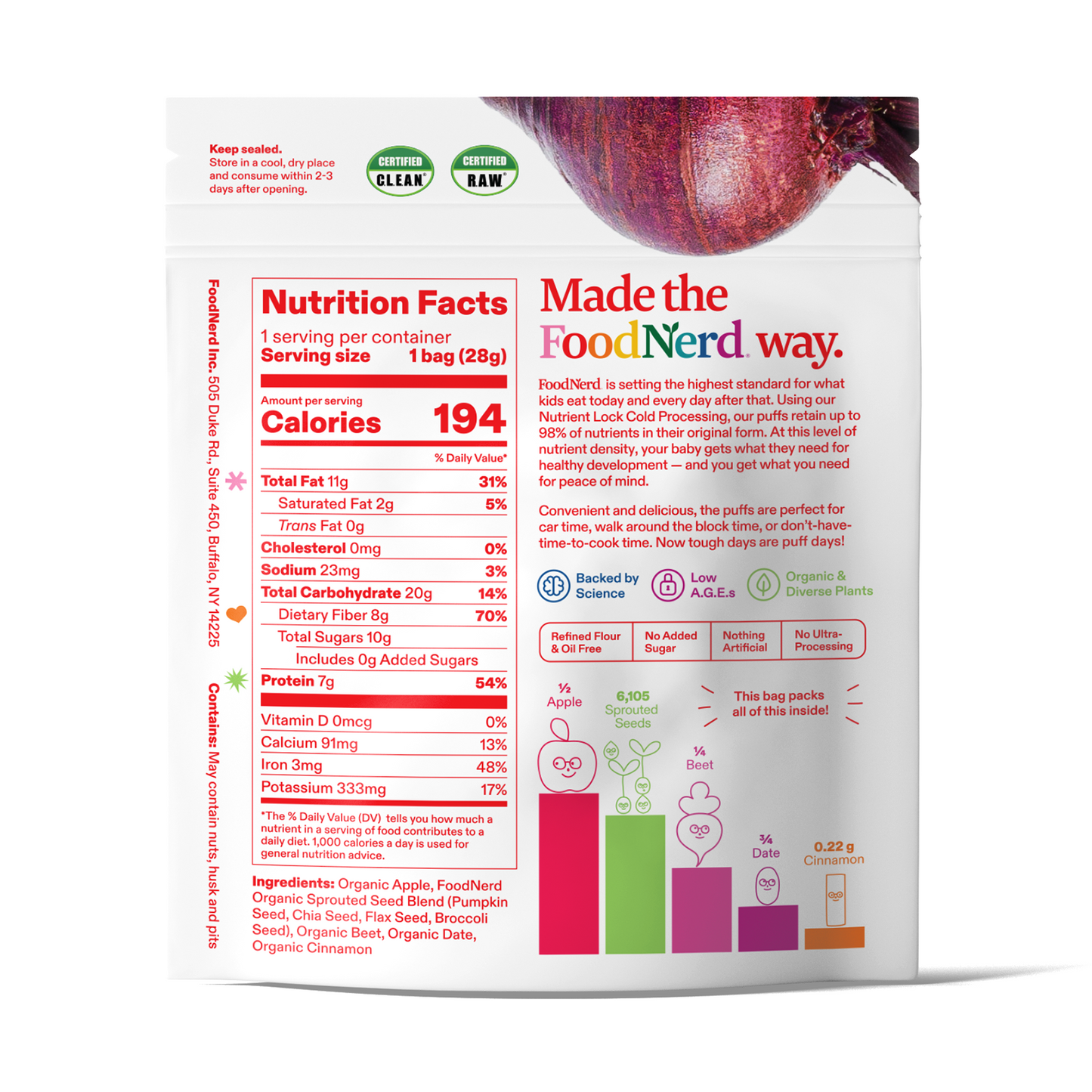 Red Mega Puffs - Pack of 12