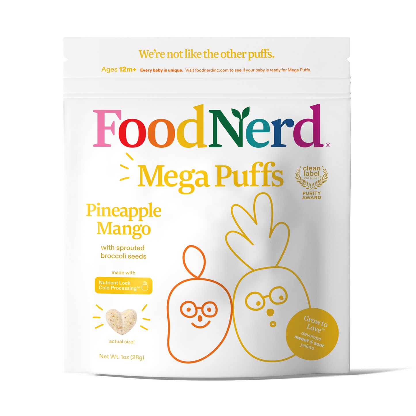 Yellow Mega Puffs - Pack Of 12